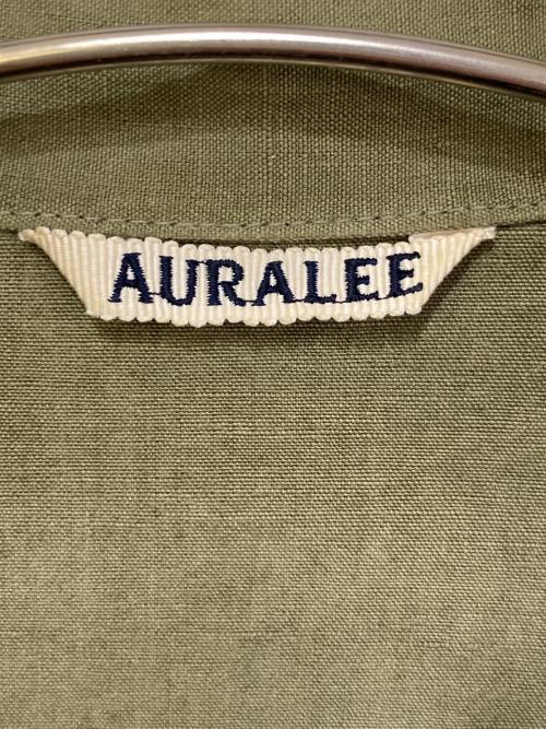AURALEE（オーラリー）AURALEE (オーラリー) リネンミリタリージャケット カーキ サイズ:1の古着・服飾アイテム