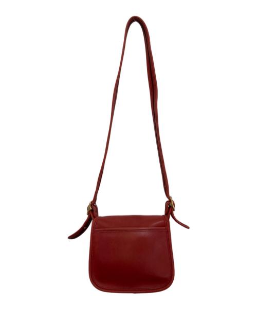 COACH（コーチ）COACH (コーチ) レザーショルダーバッグ　9965 レッドの古着・服飾アイテム