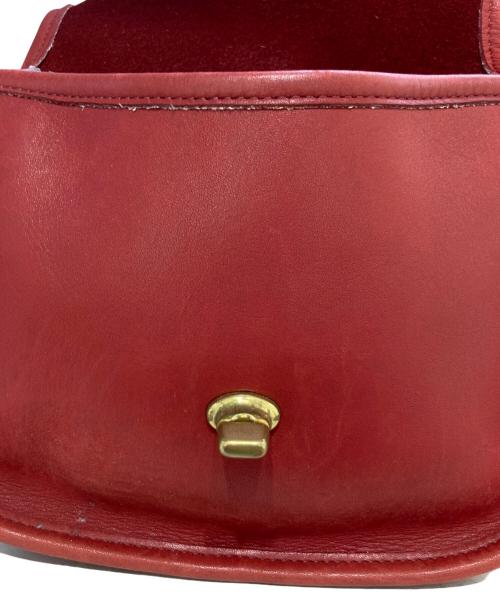 COACH（コーチ）COACH (コーチ) レザーショルダーバッグ　9965 レッドの古着・服飾アイテム