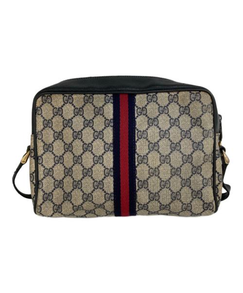 GUCCI（グッチ）GUCCI (グッチ) ショルダーバッグ ネイビーの古着・服飾アイテム