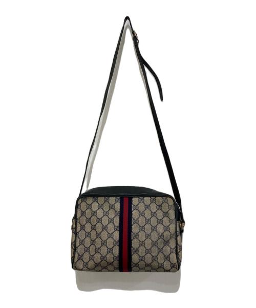 GUCCI（グッチ）GUCCI (グッチ) ショルダーバッグ ネイビーの古着・服飾アイテム
