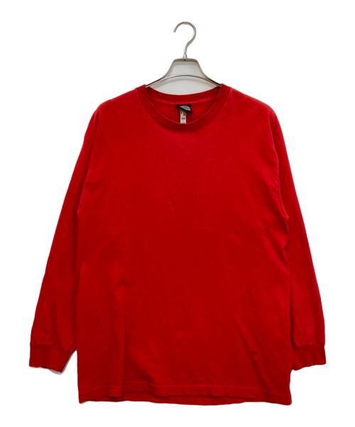 INDEPENDENT（インディペンデント）INDEPENDENT (インディペンデント) プリントカットソー レッド サイズ:Lの古着・服飾アイテム