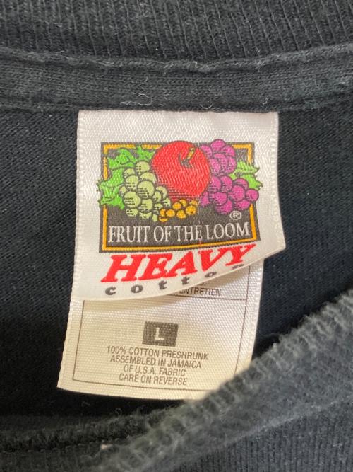FRUIT OF THE LOOM（フルーツオブザルーム）FRUIT OF THE LOOM (フルーツオブザルーム) 90`sプリントTシャツ ブラック サイズ:Lの古着・服飾アイテム