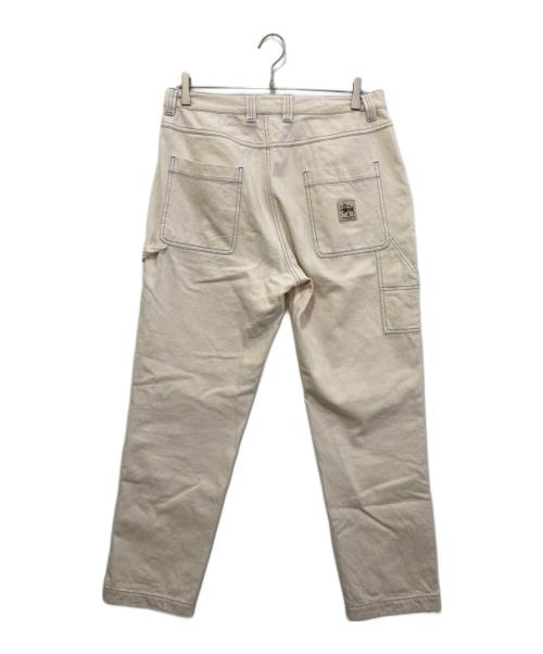 stussy（ステューシー）stussy (ステューシー) ダブルニー ペインターパンツ アイボリー サイズ:32の古着・服飾アイテム