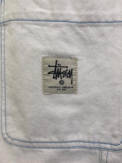 stussy（ステューシー）stussy (ステューシー) ダブルニー ペインターパンツ アイボリー サイズ:32の古着・服飾アイテム
