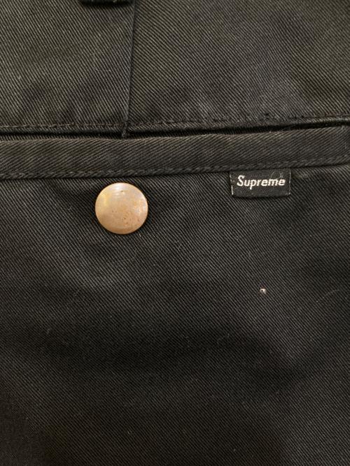 SUPREME（シュプリーム）Supreme (シュプリーム) ワークパンツ ブラック サイズ:30の古着・服飾アイテム