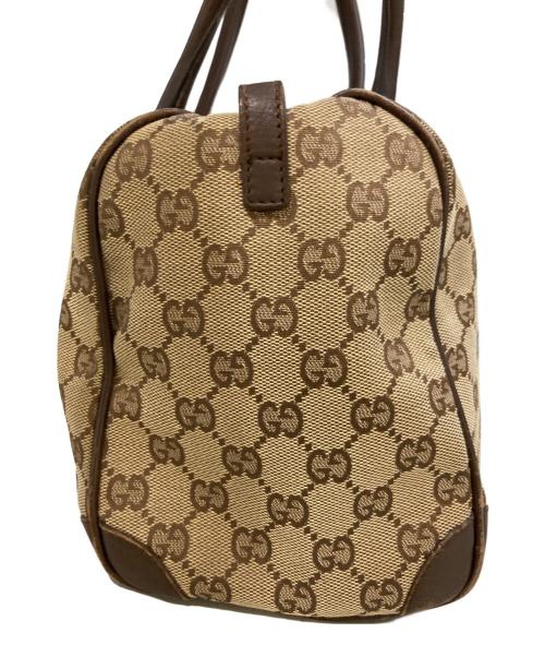GUCCI（グッチ）GUCCI (グッチ) GGスプリームミニボストンバッグ　000・0846 ブラウンの古着・服飾アイテム