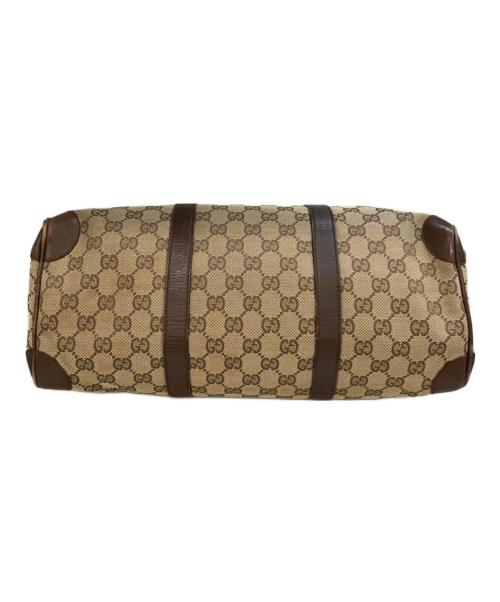 GUCCI（グッチ）GUCCI (グッチ) GGスプリームミニボストンバッグ　000・0846 ブラウンの古着・服飾アイテム