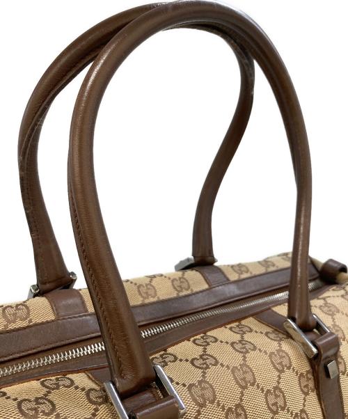 GUCCI（グッチ）GUCCI (グッチ) GGスプリームミニボストンバッグ　000・0846 ブラウンの古着・服飾アイテム
