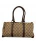GUCCI（グッチ）の古着「GGスプリームミニボストンバッグ　000・0846」｜ブラウン