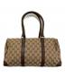 GUCCI (グッチ) GGスプリームミニボストンバッグ　000・0846 ブラウン：13000円