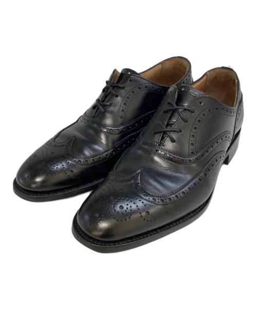 JOSEPH CHEANEY（ジョセフチーニー）JOSEPH CHEANEY (ジョセフチーニー) ウィングチップシューズ ブラック サイズ:6 1/2の古着・服飾アイテム