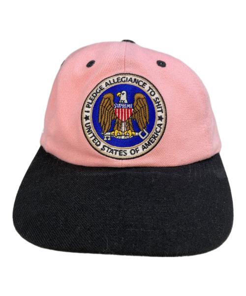 SUPREME（シュプリーム）SUPREME (シュプリーム) Pledge Allegiance 6-Panel ピンクの古着・服飾アイテム