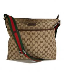 GUCCI（グッチ）の古着「ショルダーバッグ　189751」｜ベージュ