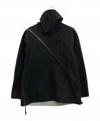 mout recon tailorマウトリーコンテーラー）の古着「Angle45 hard shell balaclava hoody」｜ブラック