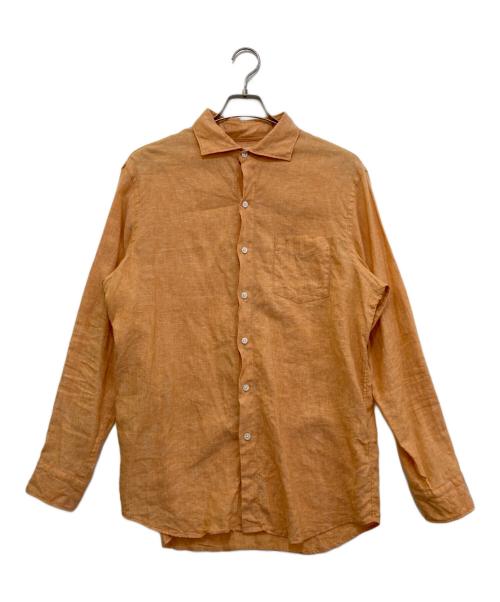 MACKINTOSH（マッキントッシュ）MACKINTOSH (マッキントッシュ) リネンシャツ オレンジ サイズ:LLの古着・服飾アイテム