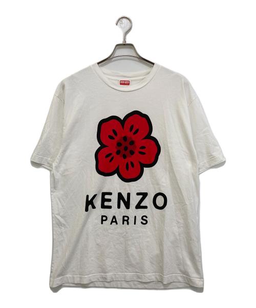 KENZO（ケンゾー）KENZO (ケンゾー) BOKE FLOWER TEE ホワイト サイズ:XLの古着・服飾アイテム
