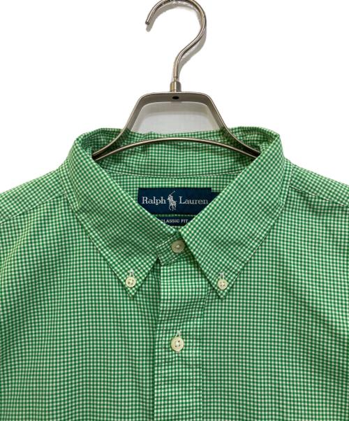 RALPH LAUREN（ラルフローレン）RALPH LAUREN (ラルフローレン) チェックシャツ グリーン サイズ:XL 未使用品の古着・服飾アイテム