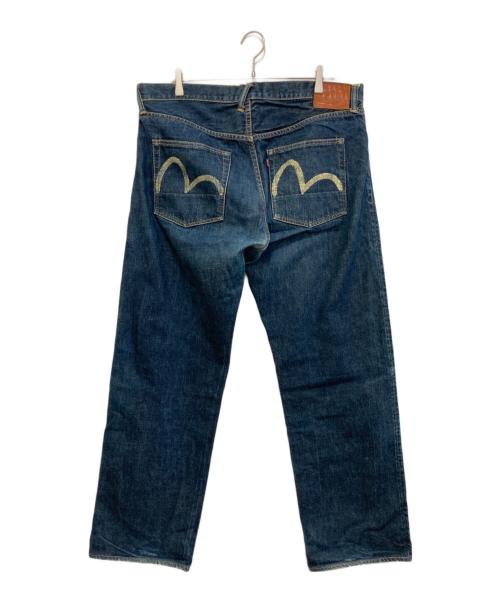 EVISU（エヴィス）EVISU (エヴィス) NO.2 lot.2000 カモメプリントデニムパンツ インディゴ サイズ:W38の古着・服飾アイテム