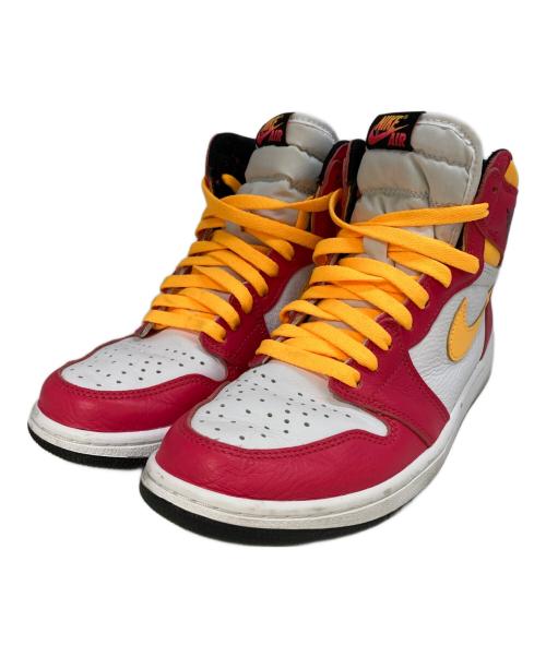NIKE（ナイキ）NIKE (ナイキ) Air Jordan 1 High ホワイト×ピンク サイズ:27の古着・服飾アイテム