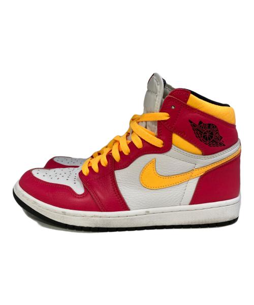 NIKE（ナイキ）NIKE (ナイキ) Air Jordan 1 High ホワイト×ピンク サイズ:27の古着・服飾アイテム