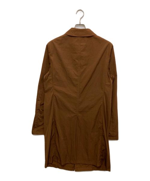 HEVO（イーヴォ）HEVO (イーヴォ) ガーメントダイナイロンバルカラーコート　AHGALL710 ブラウン サイズ:48の古着・服飾アイテム