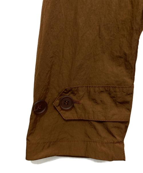 HEVO（イーヴォ）HEVO (イーヴォ) ガーメントダイナイロンバルカラーコート　AHGALL710 ブラウン サイズ:48の古着・服飾アイテム