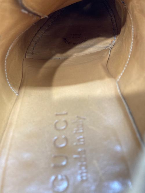 GUCCI（グッチ）GUCCI (グッチ) タッセルウィングチップシューズ ブラウン サイズ:7の古着・服飾アイテム