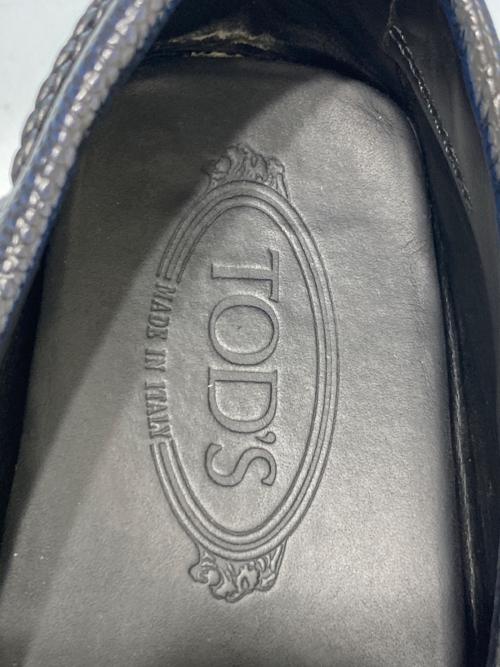 TOD'S（トッズ）TOD'S (トッズ) ドライビングシューズ ブラック サイズ:7の古着・服飾アイテム