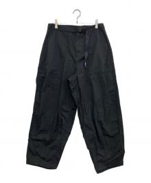 THE NORTHFACE PURPLELABEL（ザ・ノースフェイス パープルレーベル）の古着「THE NORTH FACE PURPLE LABEL Ripstop Wide Cropped Pants Burgundy　NT5064N」｜ブラック
