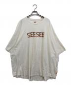 SEESEEシーシー）の古着「プリントTシャツ」｜ホワイト