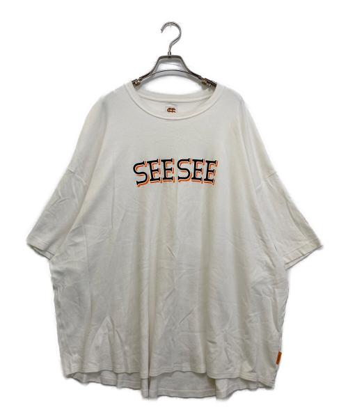 SEESEE（シーシー）SEESEE (シーシー) プリントTシャツ ホワイト サイズ:Lの古着・服飾アイテム
