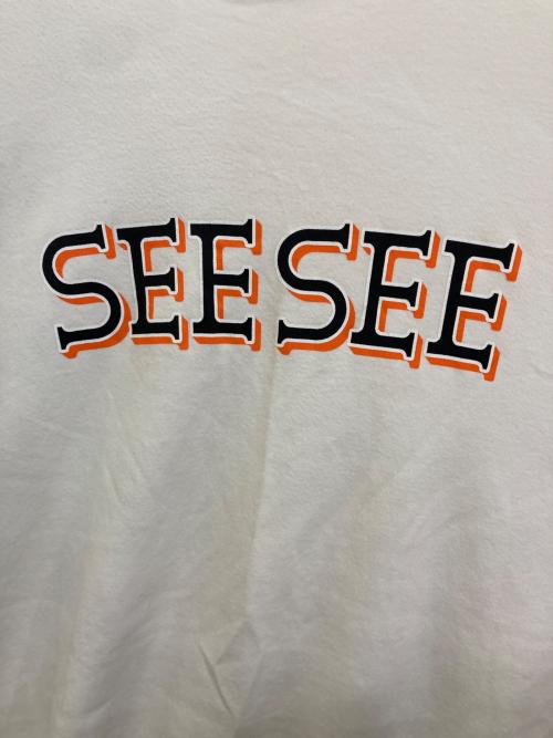 SEESEE（シーシー）SEESEE (シーシー) プリントTシャツ ホワイト サイズ:Lの古着・服飾アイテム