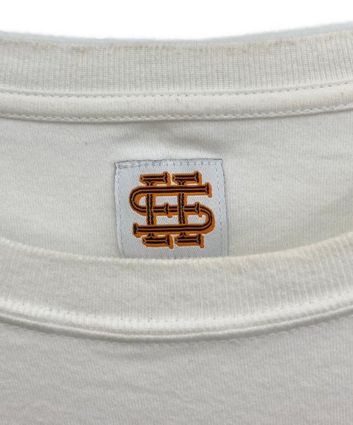 SEESEE（シーシー）SEESEE (シーシー) プリントTシャツ ホワイト サイズ:Lの古着・服飾アイテム