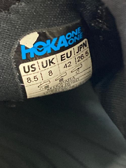 HOKAONEONE（ホカオネオネ）HOKAONEONE (ホカオネオネ) HOPARA ブラック サイズ:26.5の古着・服飾アイテム