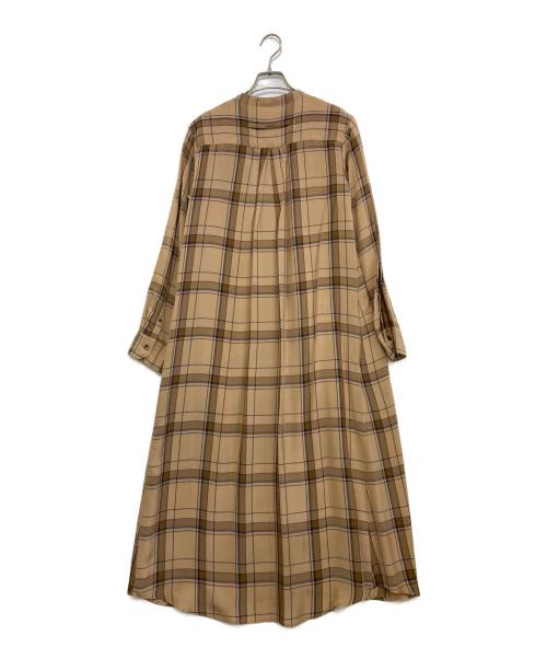 ticca（ティッカ）ticca (ティッカ) シャツワンピース　0291401113 ベージュ サイズ:Fの古着・服飾アイテム