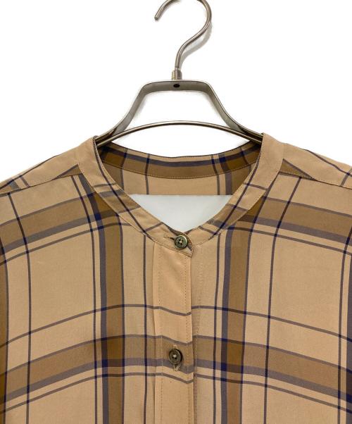 ticca（ティッカ）ticca (ティッカ) シャツワンピース　0291401113 ベージュ サイズ:Fの古着・服飾アイテム