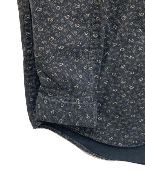 RRL（ダブルアールエル）RRL (ダブルアールエル) ペイズリーウエスタンシャツ ブラック サイズ:Mの古着・服飾アイテム