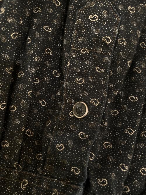 RRL（ダブルアールエル）RRL (ダブルアールエル) ペイズリーウエスタンシャツ ブラック サイズ:Mの古着・服飾アイテム