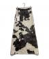Ameri (アメリ) COW PATTERN SUEDE LIKE SKIRT　0125209810540 ホワイト×グレー サイズ:M 未使用品：10000円