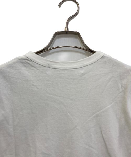 NIKE（ナイキ）NIKE (ナイキ) PLAY COMME des GARCONS (プレイコムデギャルソン) プリントロゴＴシャツ ホワイト サイズ:Mの古着・服飾アイテム