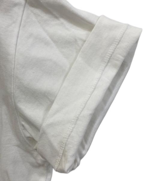 NIKE（ナイキ）NIKE (ナイキ) PLAY COMME des GARCONS (プレイコムデギャルソン) プリントロゴＴシャツ ホワイト サイズ:Mの古着・服飾アイテム