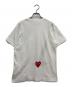 NIKE (ナイキ) PLAY COMME des GARCONS (プレイコムデギャルソン) プリントロゴＴシャツ ホワイト サイズ:M：8000円