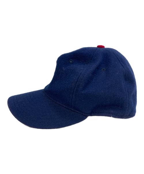 EBBETS FIELD FLANNELS（エベッツフィールドフランネルズ）EBBETS FIELD FLANNELS (エベッツフィールドフランネルズ) キャップ ネイビーの古着・服飾アイテム