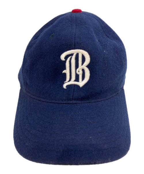 EBBETS FIELD FLANNELS（エベッツフィールドフランネルズ）EBBETS FIELD FLANNELS (エベッツフィールドフランネルズ) キャップ ネイビーの古着・服飾アイテム