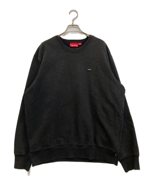SUPREME（シュプリーム）SUPREME (シュプリーム) small box crewneck ブラック サイズ:LARGEの古着・服飾アイテム