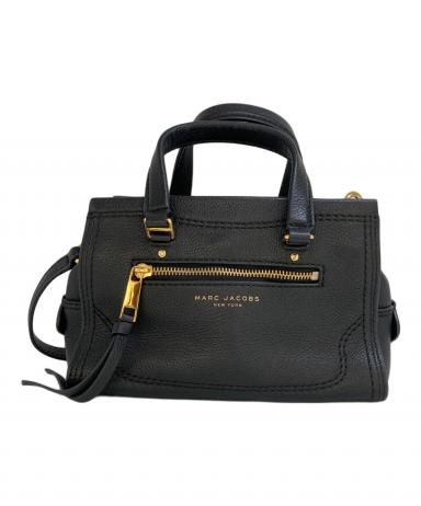 MARC JACOBS クルーザー　バッグ 黒シボ革　ハンドバッグ未使用2way 中古・古着通販】MARC JACOBS (マークジェイコブス) ミニクルーザー