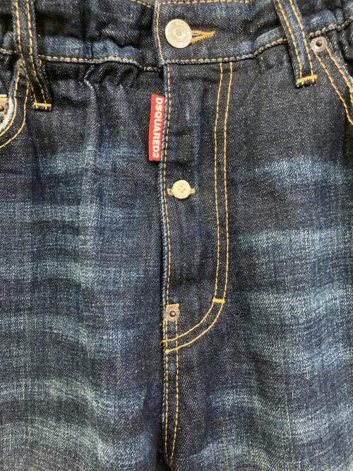 DSQUARED2（ディースクエアード）DSQUARED2 (ディースクエアード) サイドラインデニムパンツ インディゴ サイズ:46の古着・服飾アイテム