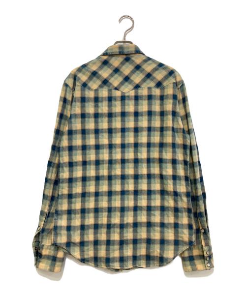 RRL（ダブルアールエル）RRL (ダブルアールエル) チェックシャツ インディゴ サイズ:Sの古着・服飾アイテム