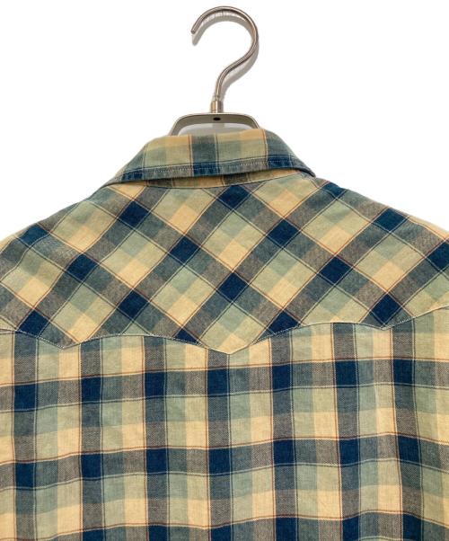 RRL（ダブルアールエル）RRL (ダブルアールエル) チェックシャツ インディゴ サイズ:Sの古着・服飾アイテム